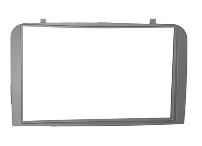 RTA 002.317-0 Double DIN Cadre de montage ABS gris-argent, noir