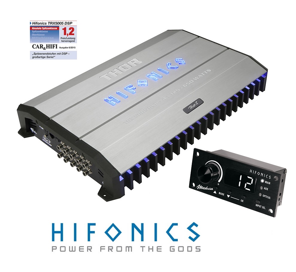 Hifonics Thor TRX5005DSP 5 Kanal Verstärker mit DSP AMP TRX-5005DSP