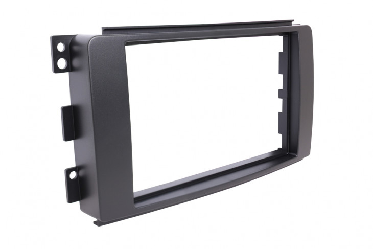 RTA 002.085-0 Double DIN Cadre de montage en ABS noir