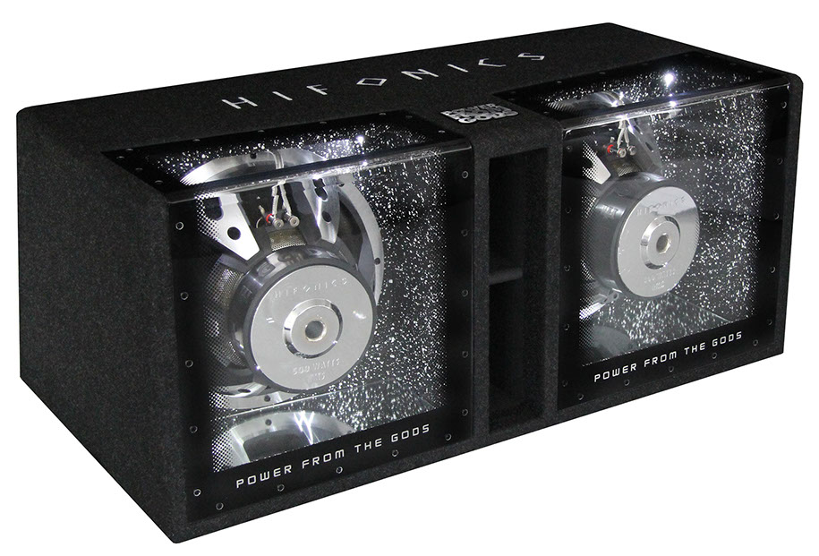 HIFONICS ZRX-12DUAL Dual-Bandpass Subwoofer 4 + 4 Ω Leistung 1.000 W RMS / 2.000 W max