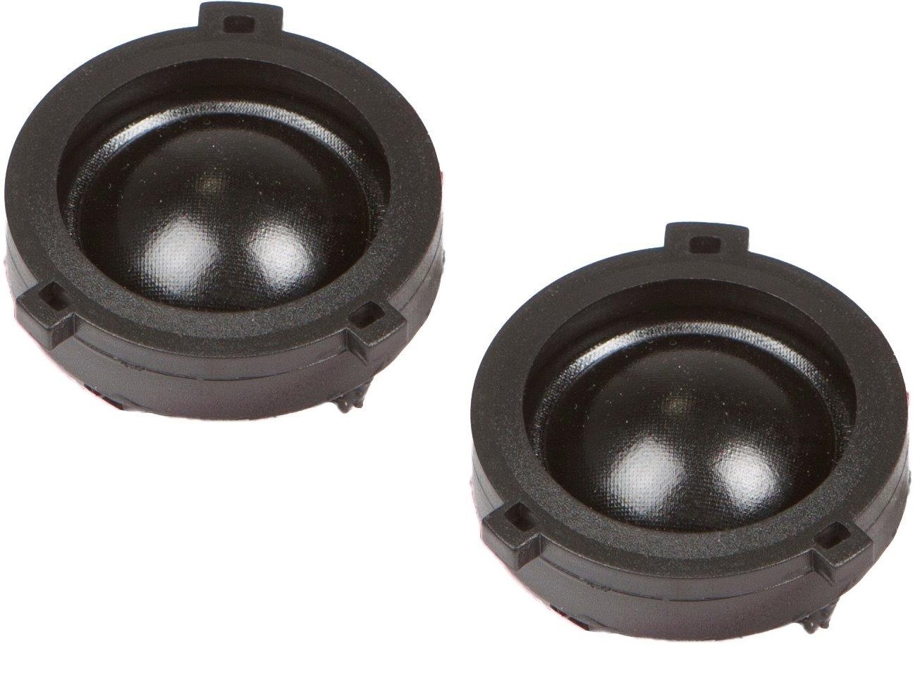 Audio System HS 24 VW EVO 2 Gewebe Neodymhochtöner 25 mm 1 Paar Hochtöner Tweeter Lautsprecher Auto kompatibel mit VW Golf 4, VW Golf 5, VW Passat, VW Bora
