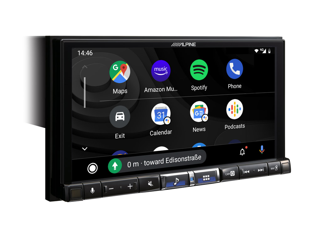 Alpine iLX-705DM 2-DIN Autoradio, Digital Media Station mit 7-Zoll-Touchscreen, DAB+, Apple CarPlay und Android Auto