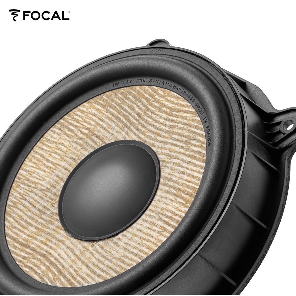 FOCAL IW-T3Y-200 INSIDE Basslautsprecher Woofer kompatibel mit TESLA Model 3 Standard, Sr+, Premium Lr Mr, Model Y Standard Sr, Y Premium Lr für Türen vorne