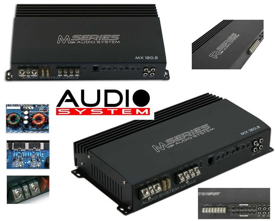 Audio System X-ION 100.2 2-Kanal Verstärker XION 100.2