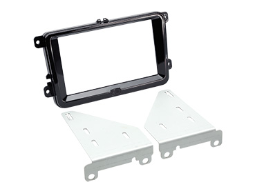 ACV 381320-30-2 Double DIN Installation Kit piano-black for Seat, Skoda and VW