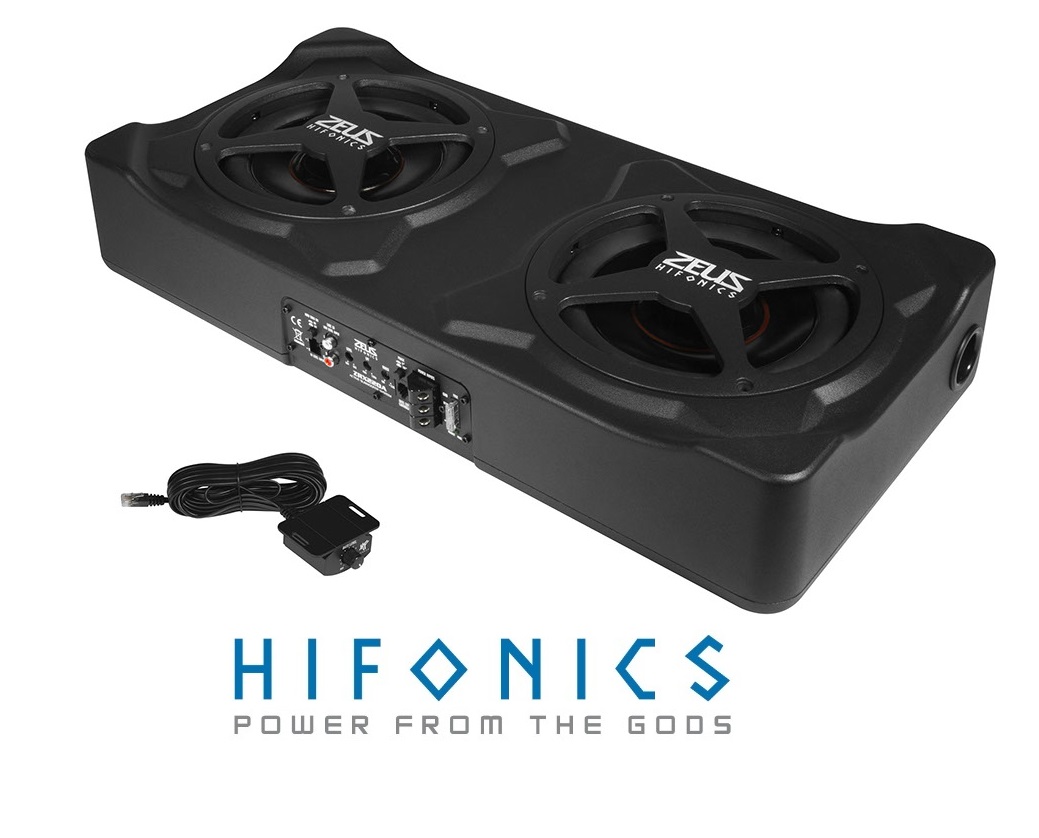 HIFONICS ZRX-220A Aktiv-Subwoofer 2 x 20 cm (8") Aktiv-Dual-Bassreflex 300 W/RMS, 600 W/MAX