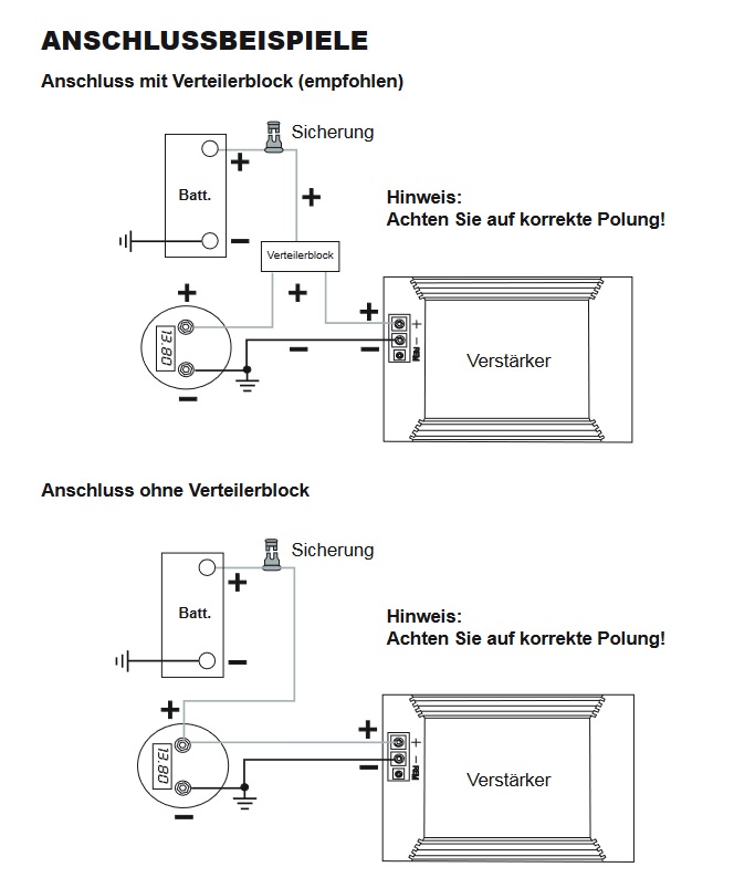 Autotek ATX1200CAP 1.2 Farad Pufferkondensator Powercap