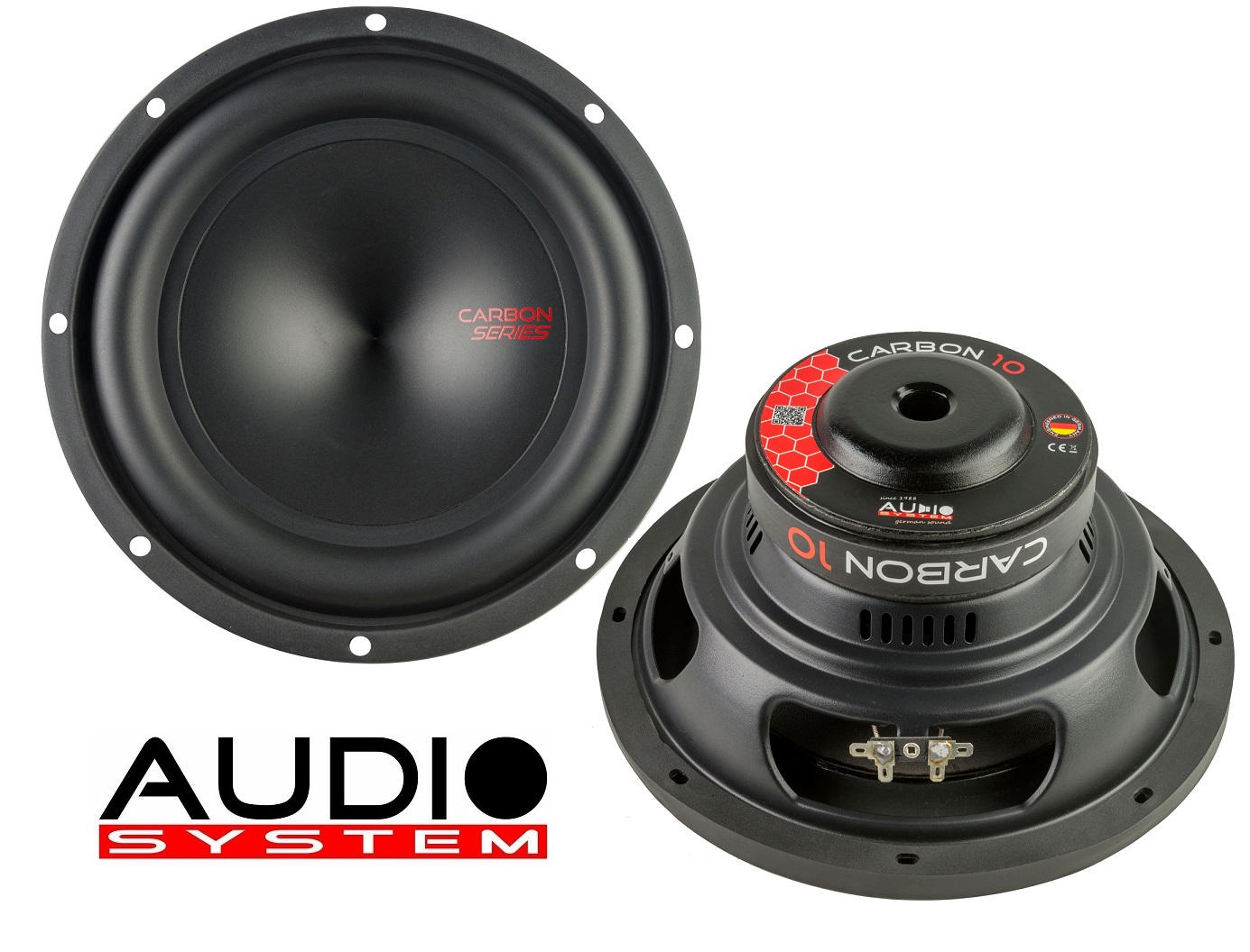 Audio System CARBON 10 Subwoofer 25cm, 350 Watt CARBON-SERIES Woofer 250 mm