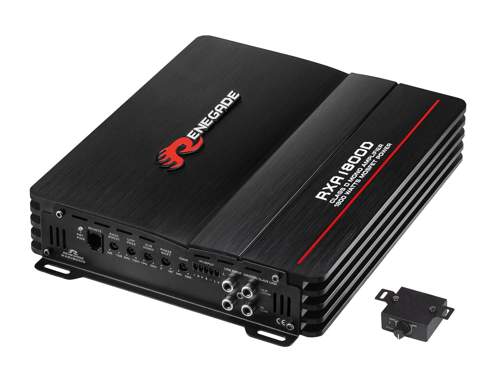 RENEGADE RXA 1800D Digital Monoblock 1-Kanal-Class D Digital Verstärker 1800 Watt