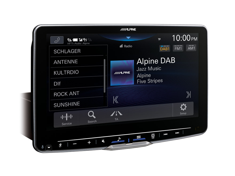 Alpine i905D-F Autoradio kompatibel mit Fiat Ducato III 250,290, Citroen Jumper II, Peugeot Boxer II, Opel Movano III