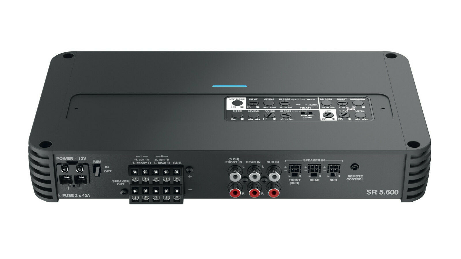 Audison SR 5.600 5-Kanal Verstärker Digital+Analog Endstufe 4x75+1x330 Wrms AMP