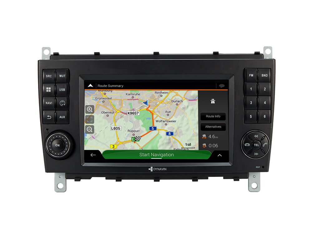 Dynavin D8-MBC Pro Navigation Autoradio kompatibel mit Mercedes C-Klasse, CLC-Klasse, CL W203