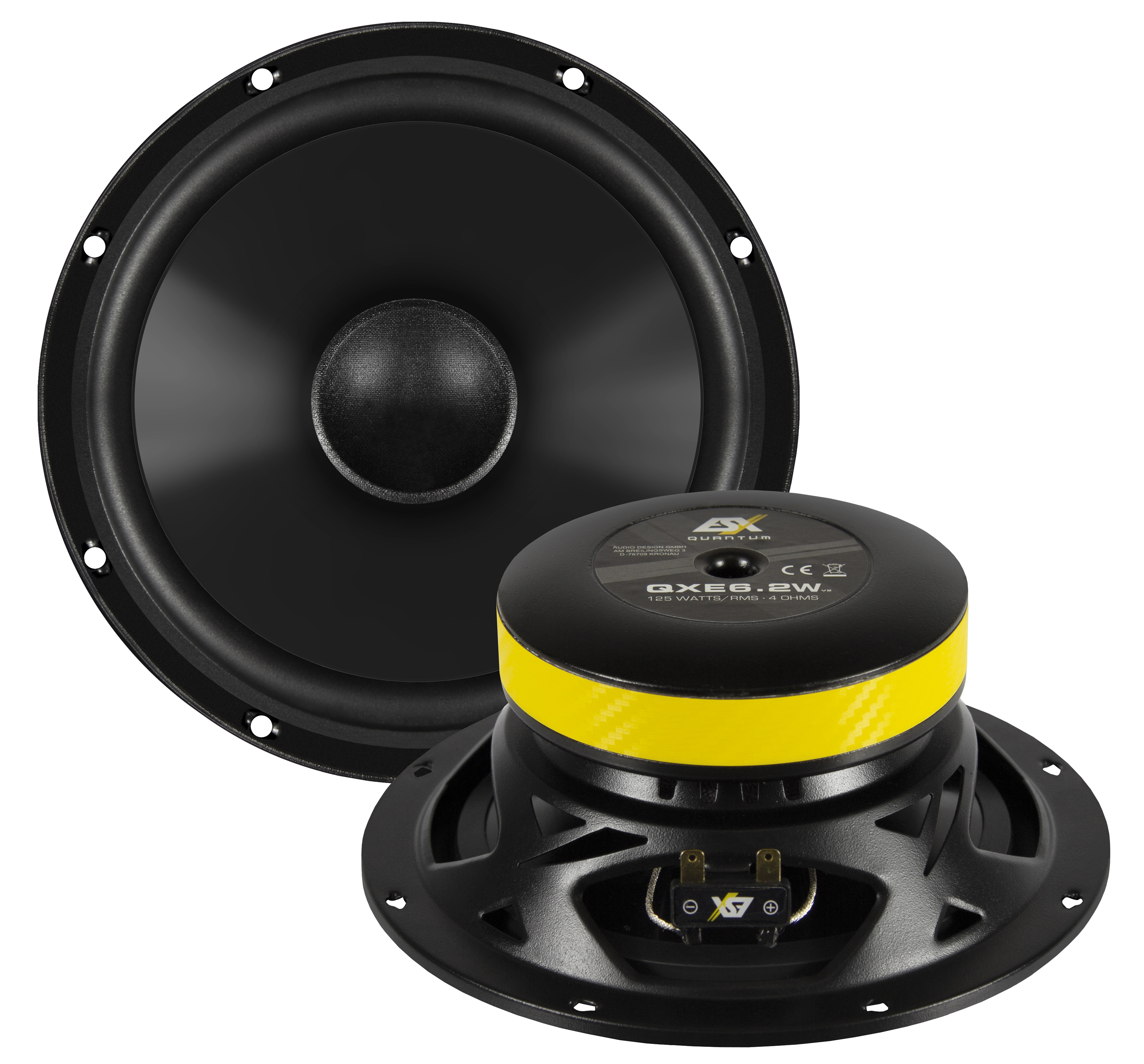 ESX QXE8.2C 20cm (8") 2-Wege Kompo Lautsprecher Set 250 Watt