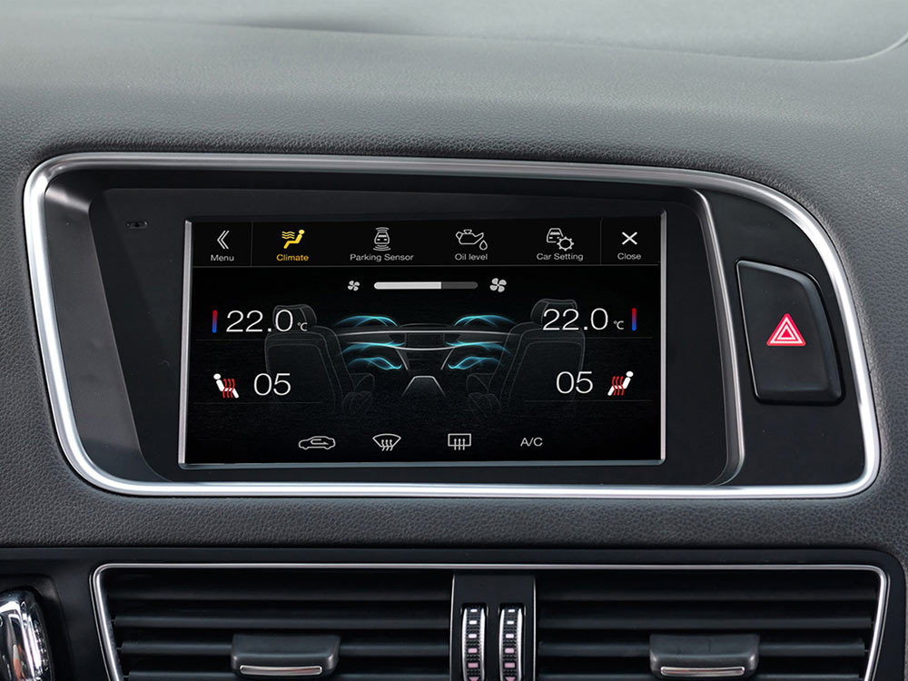 Alpine X703D-Q5 7-Zoll Premium-Infotainment-System für Audi Q5 mit Navigationssystem, Apple CarPlay und Android Auto Unterstützung