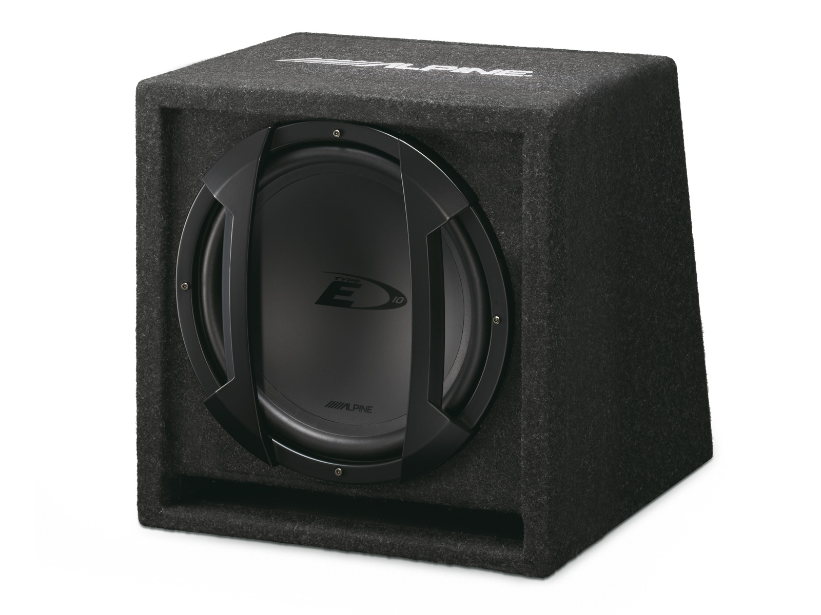 Alpine SBE-1044BR Bassreflex Subwoofergehäuse (4Ohm) 25 cm (10-Zoll) Subwooferbox 500 Watt