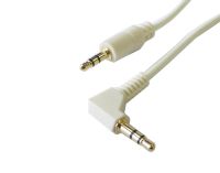 DIETZ 20704 Klinkenkabel, 3,5 mm Stecker auf 3,5 mm Stecker, 1,5 m weiß