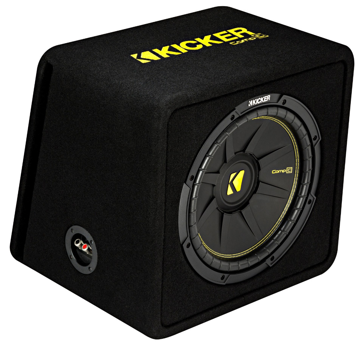 KICKER VCompC122 Bassreflexbox (VCWC122) Single-Bassreflex-System 30 cm Subwoofer 600 Watt