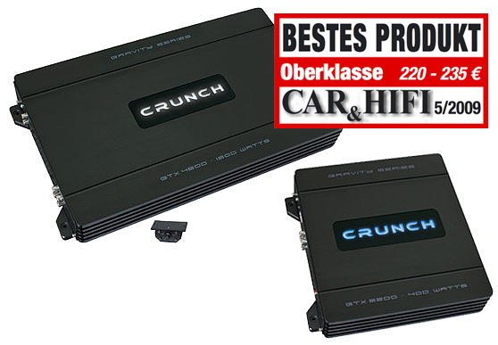 CRUNCH GTX-4600 4-Kanal Verstärker GRAVITY AMP GTX4600