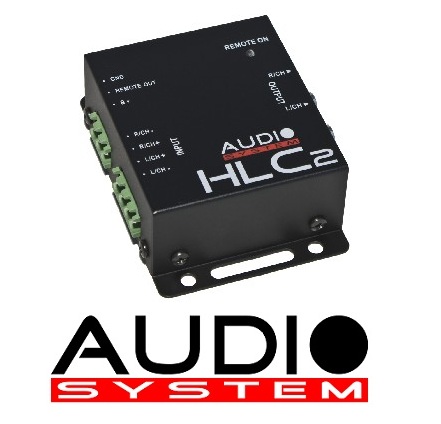 2 Sistema canale audio HLC2 High-Low adattatore + Remote HLC 2 