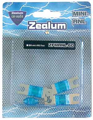 ZFMANL Zealum-060 Fusible ANL MINI-60 Amp 4pcs 