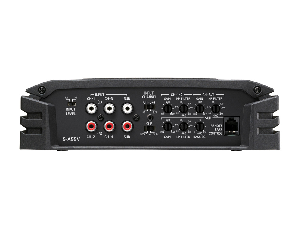 Alpine S-A55V 5-Kanal Digital-Verstärker - 4 x 60 W + 1 x 300 W Amplifier 