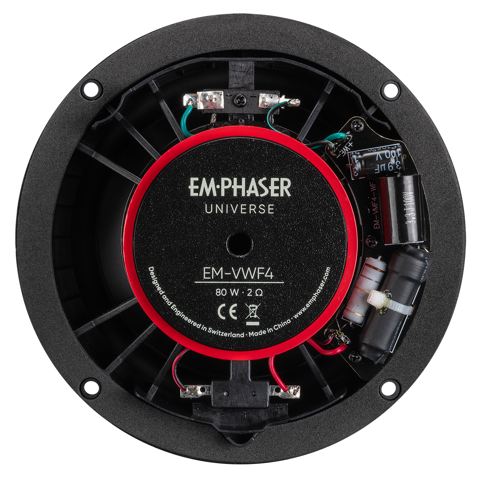  EMPHASER EM-VWF4 Plug & Play 2-Wege 15,5 cm / 6“ Komponenten Lautsprecher System kompatibel mit VW T6.1 Transportern, Reisemobilen, Einbau Lautsprecher für Türen/Armaturenbrett