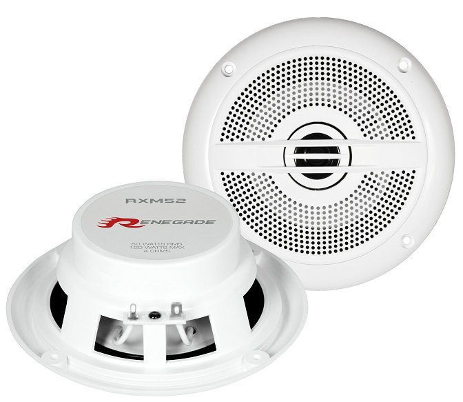 Renegade RXM52 MARINE & OUTDOOR Lautsprecher Coaxial-Speakers RXM-52 