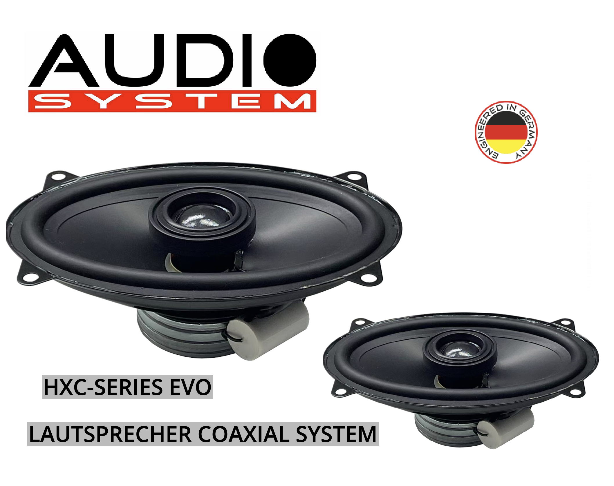 Audio System HXC406 EVO3 4x6 oval 2-Wege Koaxial Lautsprecher - 1 Paar