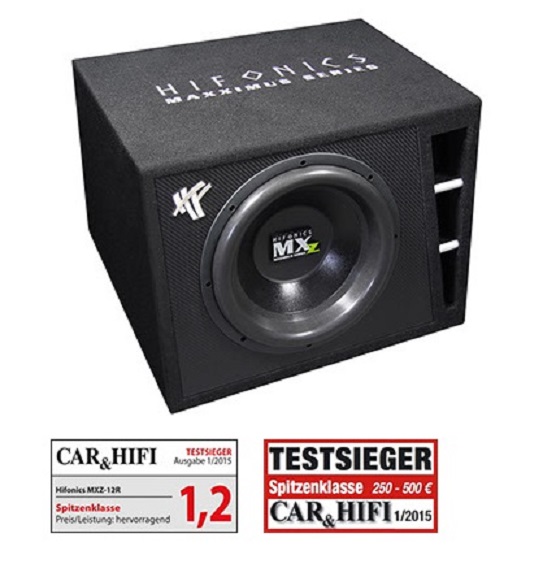 HIFONICS MXZ-12R bass reflex enclosure sub-Maxximus Z-Series bass reflex 30 cm