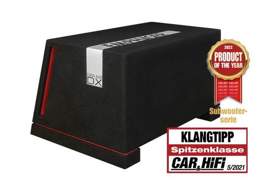 EMPHASER EBR-M8DX Monolith 20 cm Bassreflex-Subwoofer Druckvoller 20 cm / 8 Zoll Subwoofer, MDF Bassreflex Gehäuse, 1000 Watt