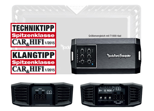 Rockford Fosgate T400x2ad Class A/D 2-Kanal Verstärker 400 Watt RMS