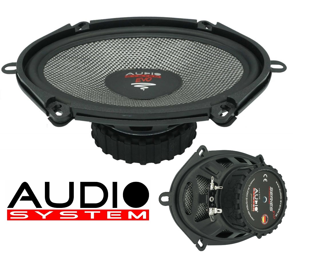 Audio System AS 507 EVO 5×7 Tief/Mitteltöner oval Lautsprecher 1 Paar