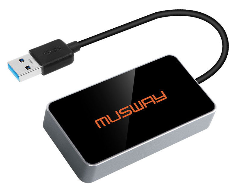 MUSWAY BTA2 USB Bluetooth Dongle mit APP-Anbindung Audio/APP für M4+v3, M6v3, D8v3, DSP68, TUNE12