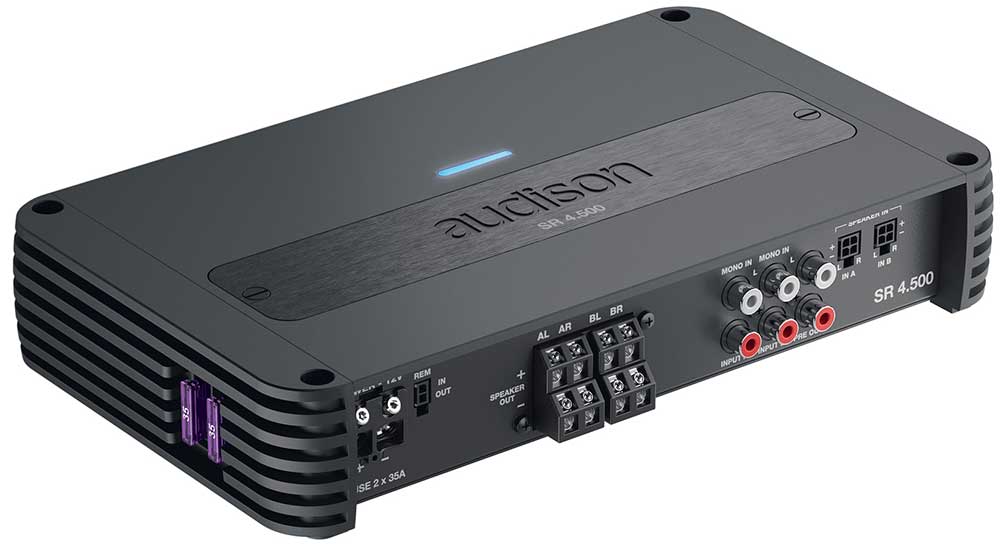 Audison SR 4.500 4-Kanal Verstärker Digital, 4 x 130 WRMS an 4 Ohm