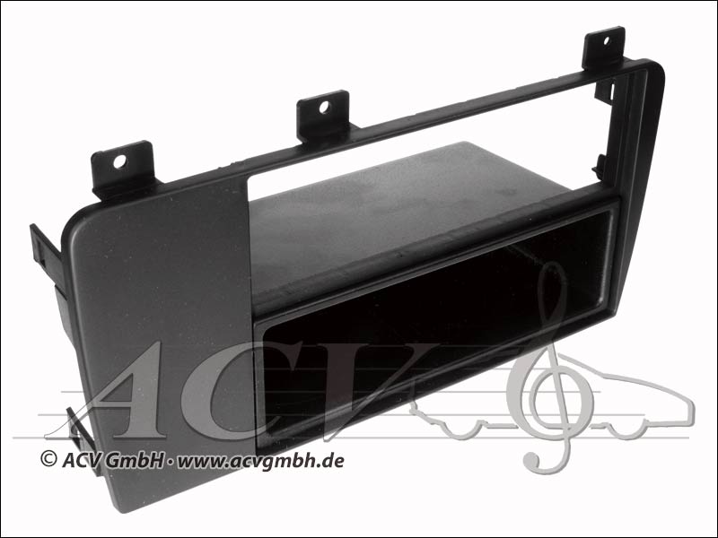 Radioblende Volvo V70 / S60 / XC70 Double ISO de couleur noire 