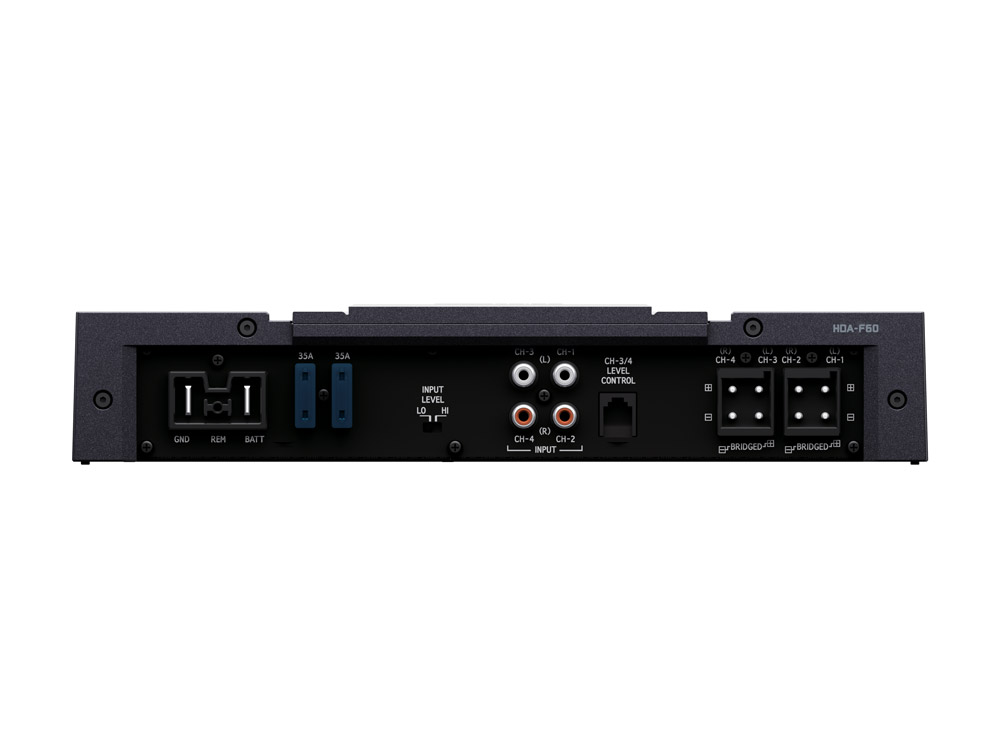 Alpine HDA-F60 4-Kanal Verstärker Status High-Resolution 600 Watt RMS