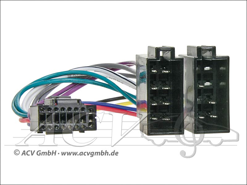 ACV 453016 Pioneer Radioanschlusskabel Markenradios -> ISO ACV 453016 Pioneer Radioanschlusskabel Markenradios -> ISO
