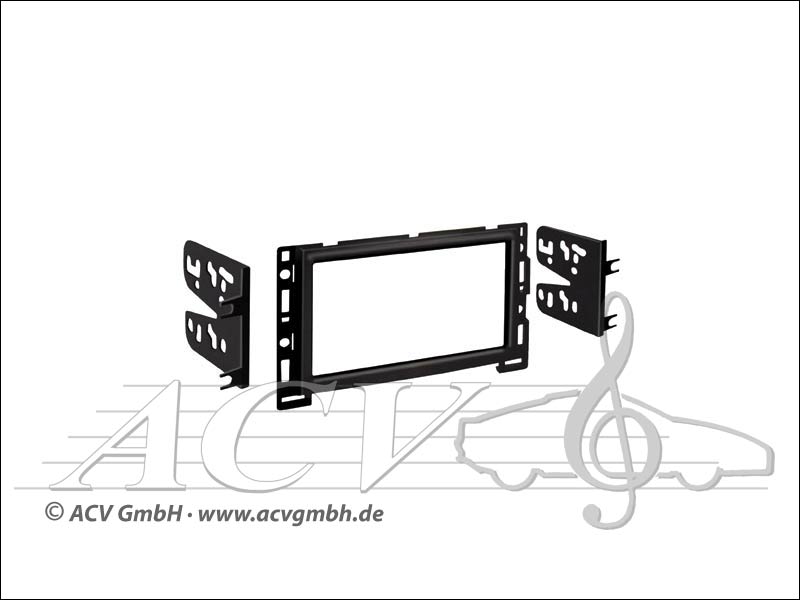 Double-DIN Kit Chevrolet HHR / Equinox / G6 / Cobalt / Opel GT 