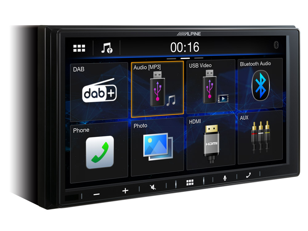 Alpine ILX-W690D Autoradio und Digital Media Station mit 7-Zoll Bildschirm, DAB+, Apple CarPlay und Android Auto