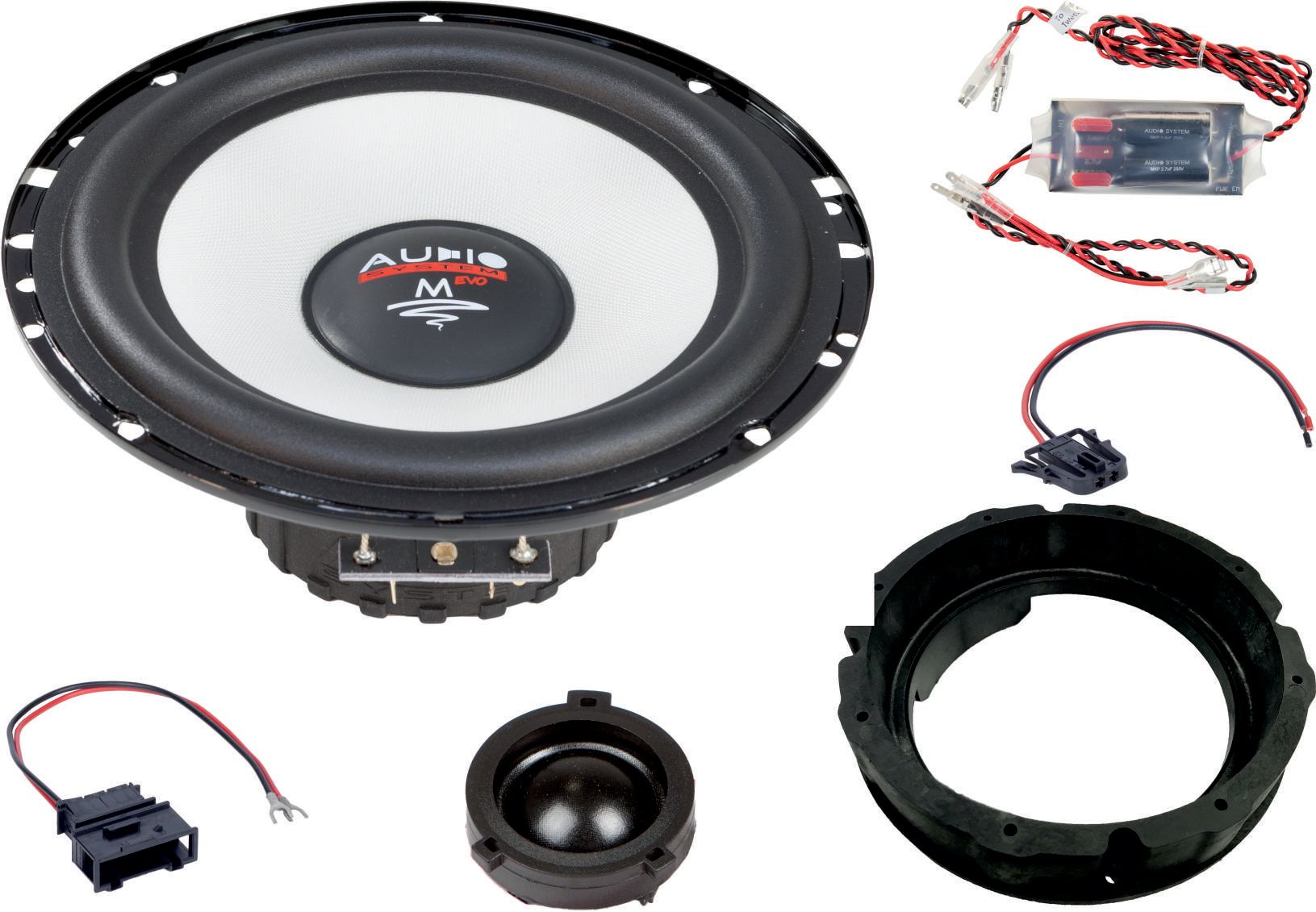 Audio System MFIT VW POLO 6R EVO 2 Lautsprecher 165 mm 2-Wege POLO Compo System 