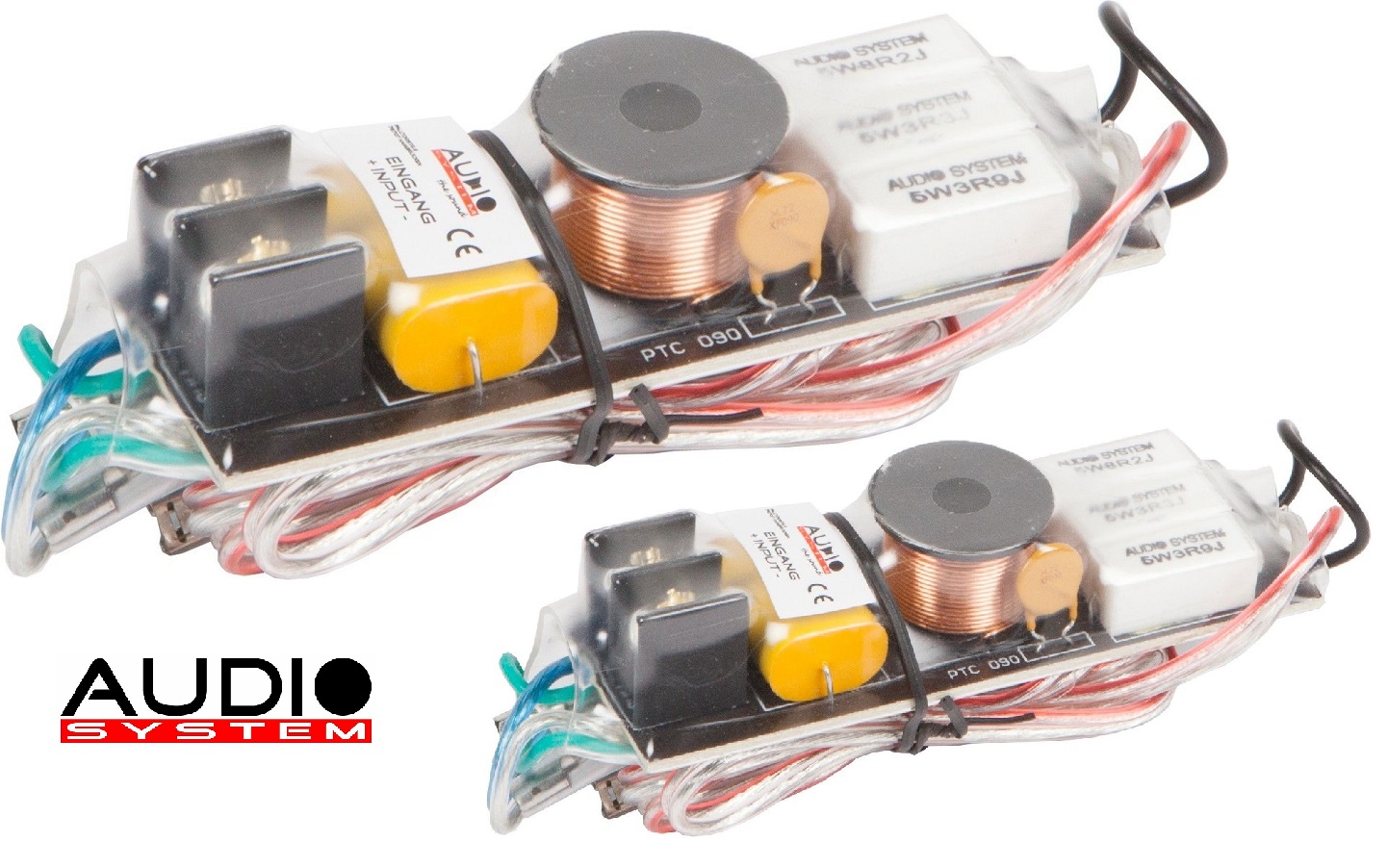 AUDIO SYSTEM FWK Frequenzweichen / Crossover 1 Paar (2 Stück) Hochton-Kabelweiche mit 4-facher Akustikanpassung