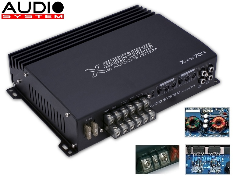 Audio System X-ion 70.4 4-Kanal Verstärker XION 70.4