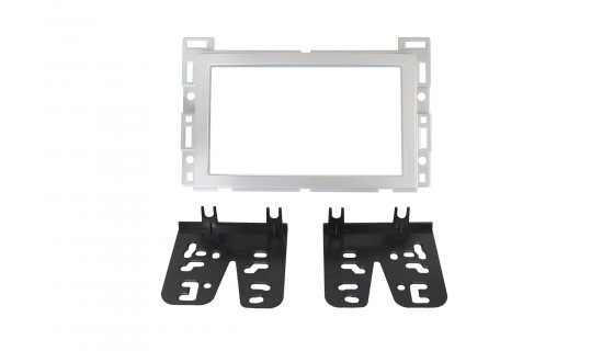 RTA 002.487P5-0 Double DIN Senior bezel , silver GM / Pontiac / Saturn 04 >