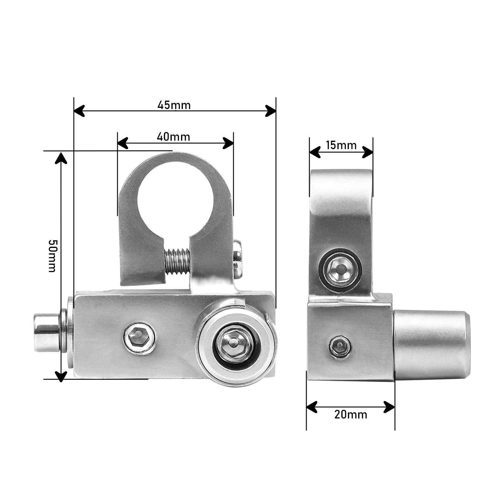 AMPIRE PK-SET Batteriepolklemmen-Set, Plus/Minuspol