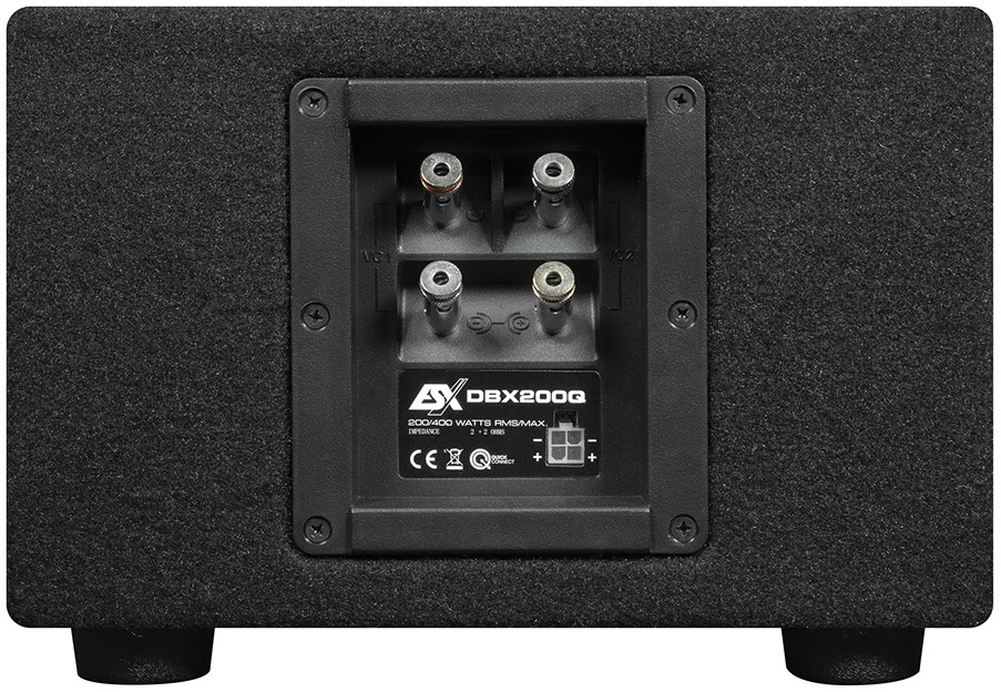 ESX DBX-200 DBX Kompakt-Subwoofer für Fiat Ducato Citroën Jumper Peugeot Boxer usw.