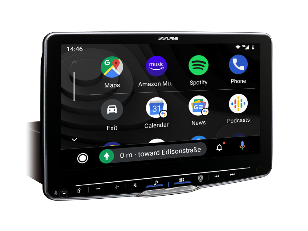 Alpine iLX-F905TRA Autoradio 9-Zoll Touchscreen, DAB+, 1-DIN-Einbaugehäuse für Ford Transit Custom ab 2018