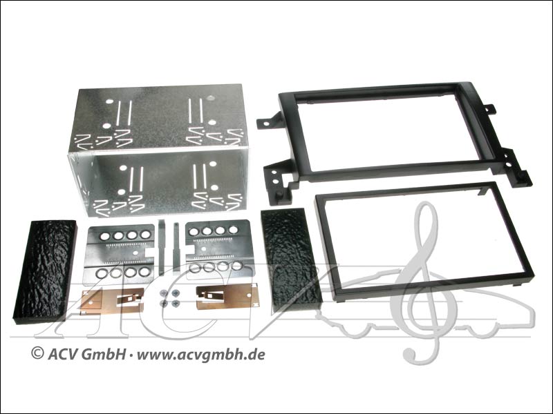 Double-DIN installation du kit Suzuki Grand Vitara 