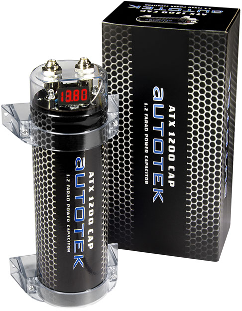 Autotek ATX1200CAP 1.2 Farad Pufferkondensator Powercap
