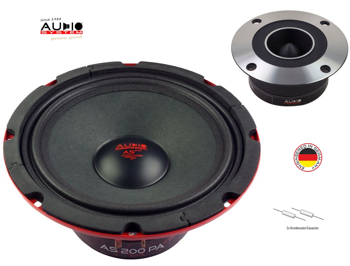 Speaker Sound System R200 Audio System R200 PA EVO 20 cm (8