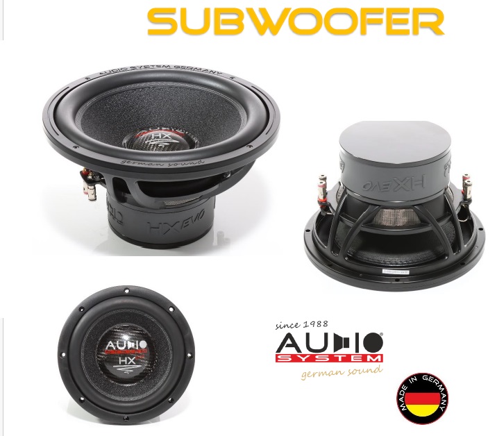 Audio System HX12 EVO HIGH-END Subwoofer HX-SERIES 30cm (12”) Woofer 